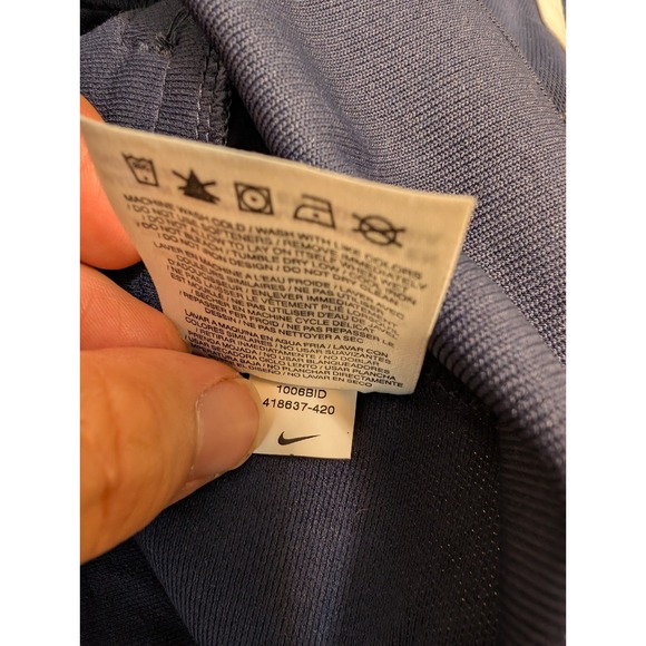 Michigan Wolverines Nike Windbreaker XL Men's Navy Full Zip Pockets Jacket - Picture 7 of 8